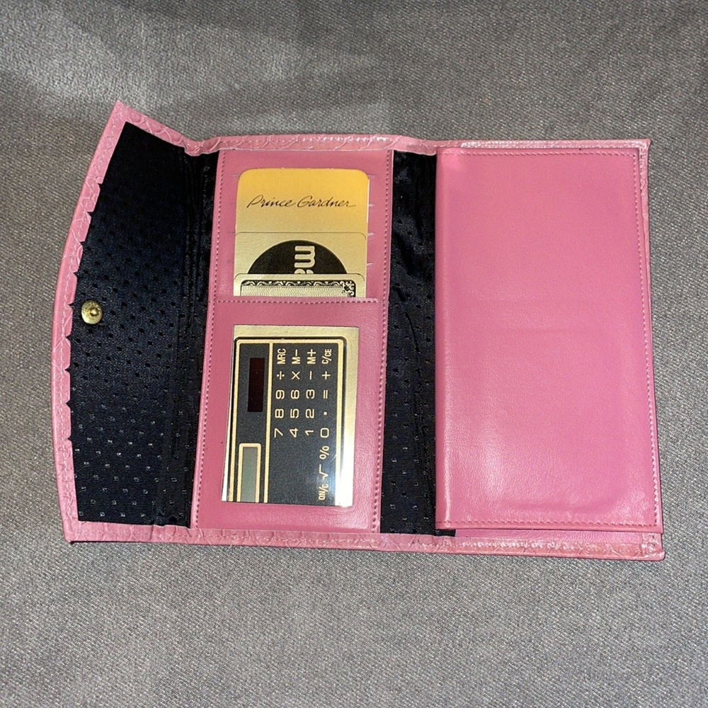 Vintage NWT.  Princess Gardner Genuine Leather Pigskin Wallet. - Picture 4 of 10